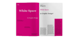 white space in graphic design