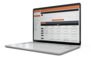 Mockup laptop software flotta aziendale