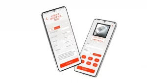 screen smartphone di app per la gestione magazzino