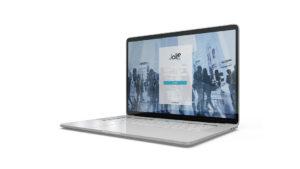schermata login software di gestione eventi Jolie Lite